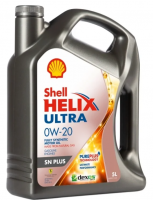 SHELL Helix Ultra 0W-20 SN Plus 5 л