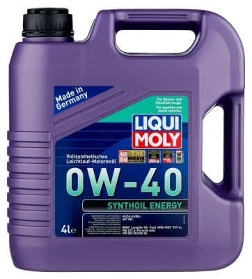 LIQUI MOLY Synthoil Energy 0W-40 4 л