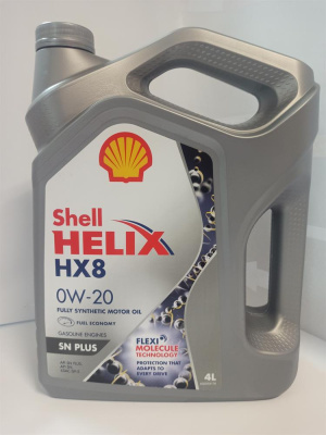 Shell Helix HX8 SN Plus 0W-20 4 л